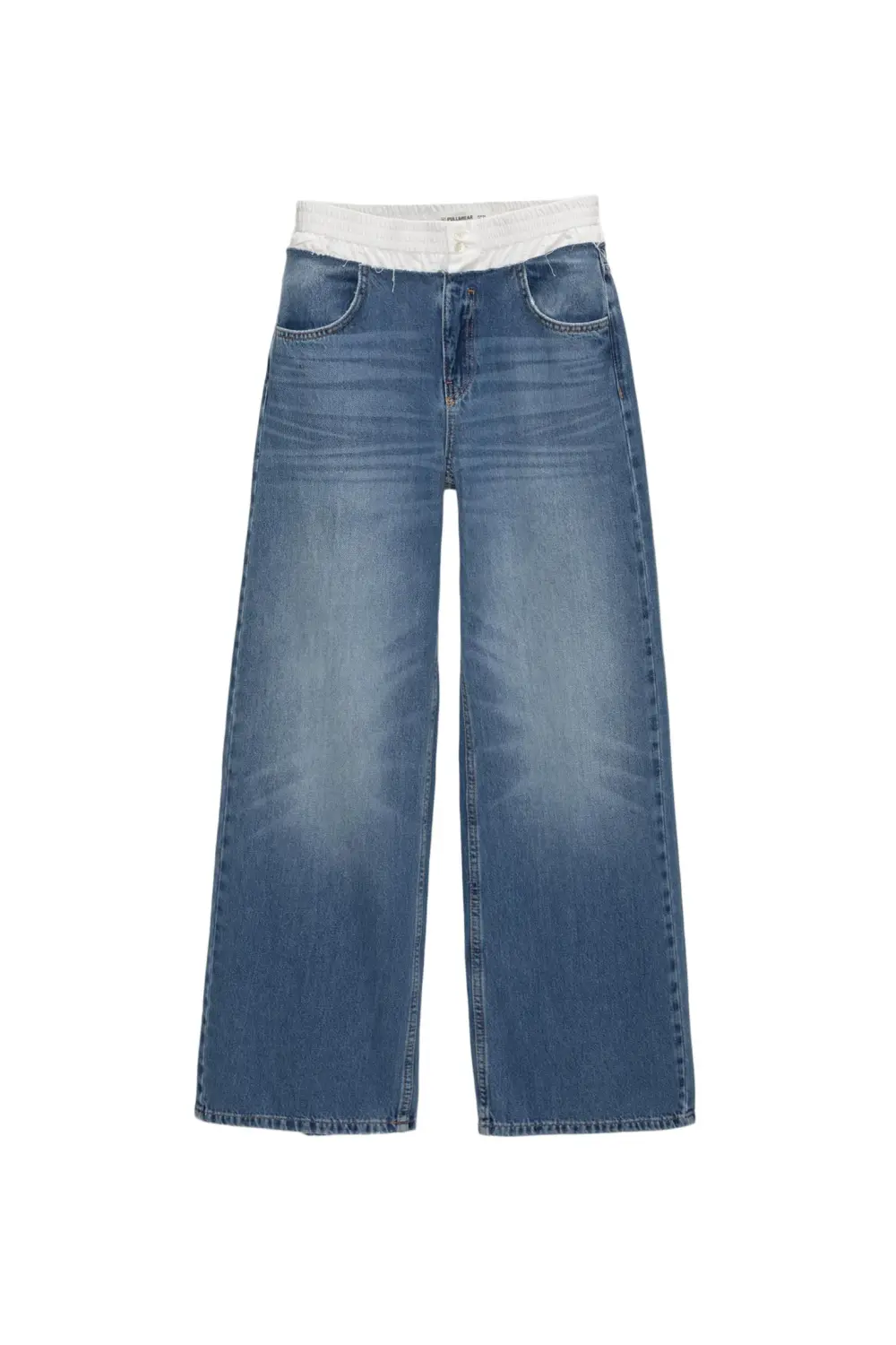 Jeans baggy cintura bóxer