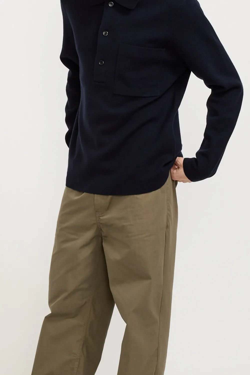 Kian Merino Cotton Milano Polo Dark Navy