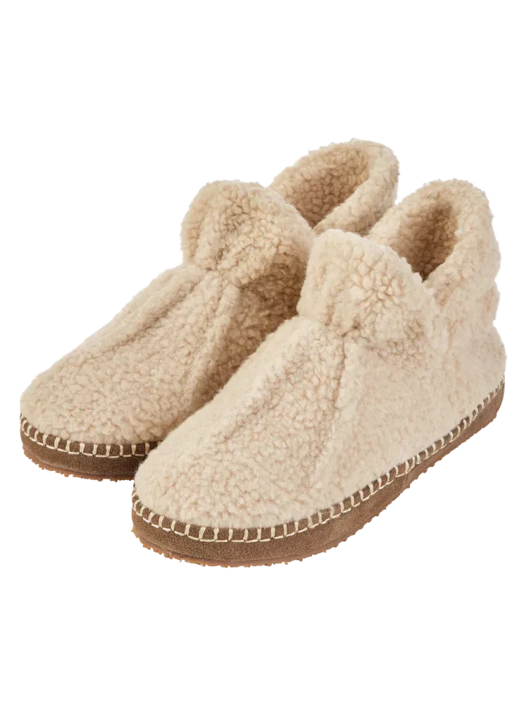 Women's Sherpa Fleece Slipper Booties