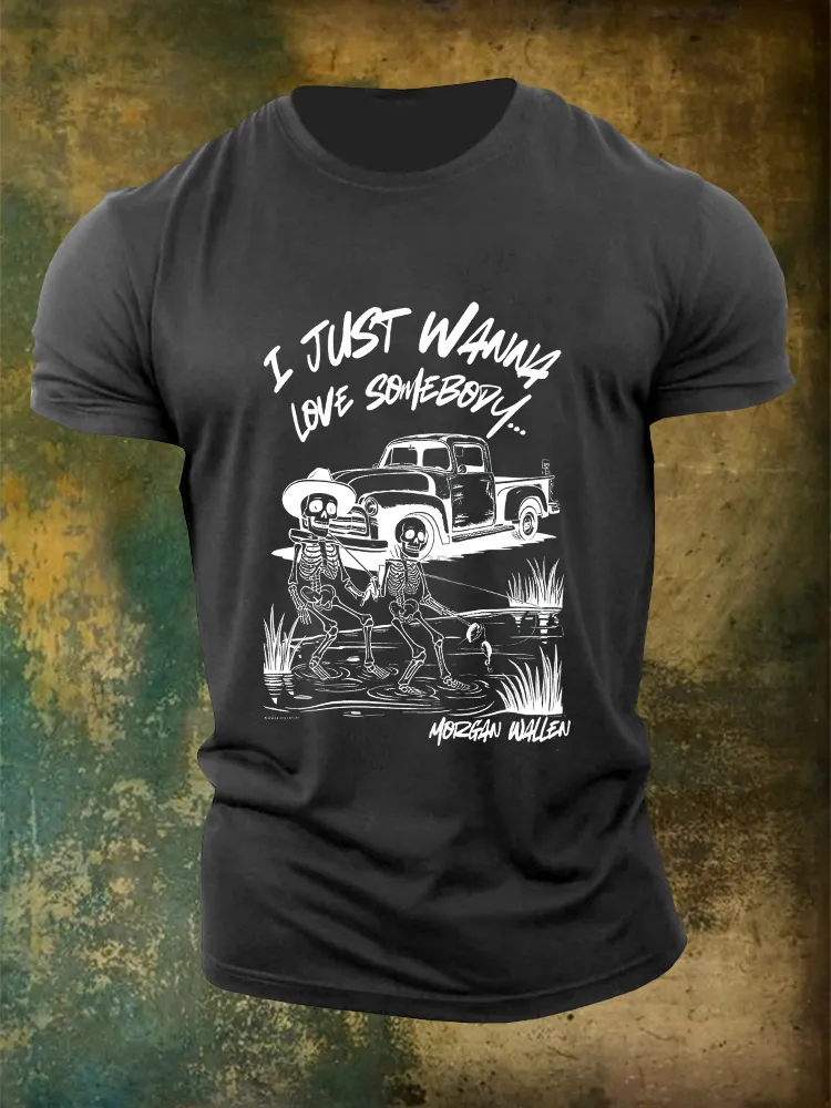 Men'S Wallen I Just Wanna Love Somebody T-Shirt