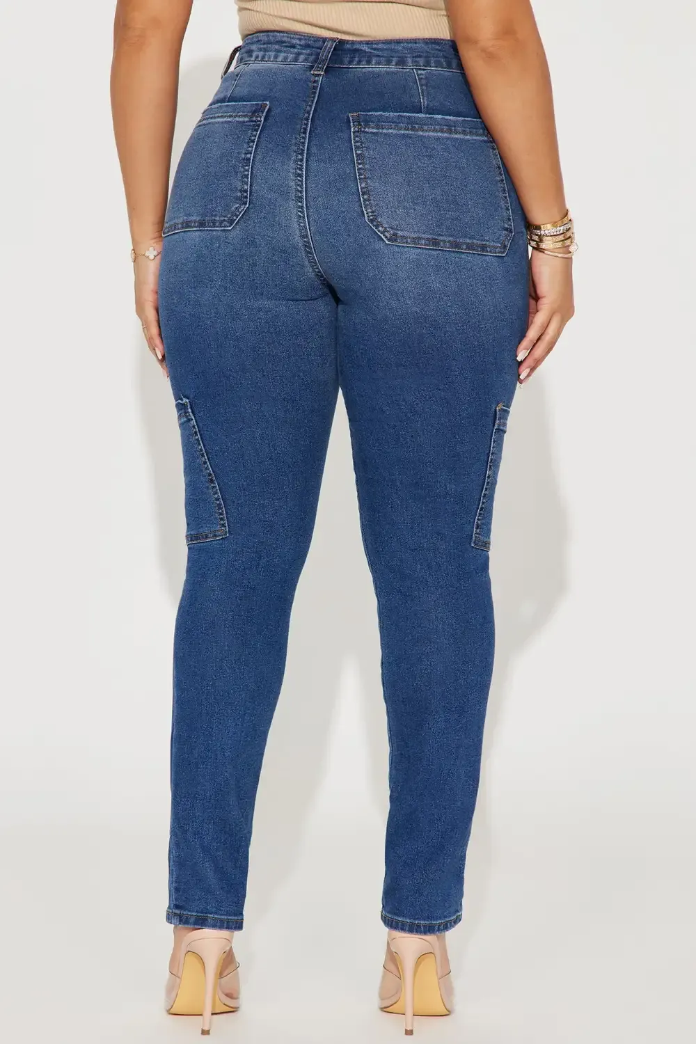 Stay In Your Lane Skinny Jeans - Medium Wash