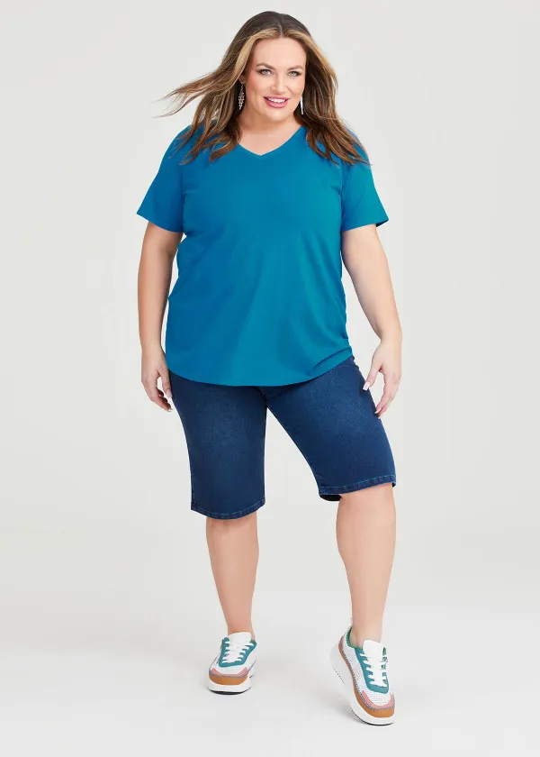 Australian Cotton V-neck T-Shirt
