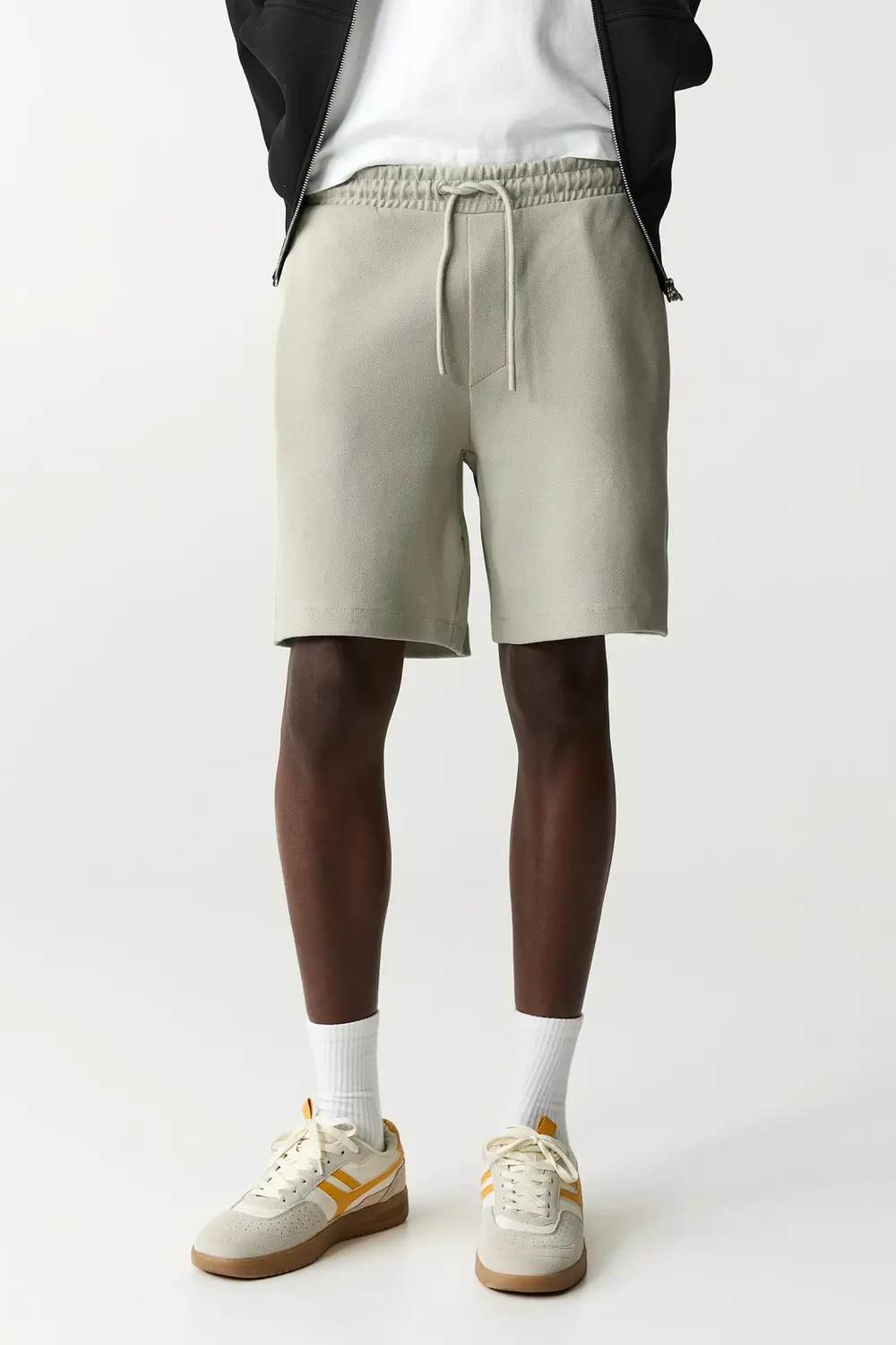 Piqué Bermuda sweatpant shorts