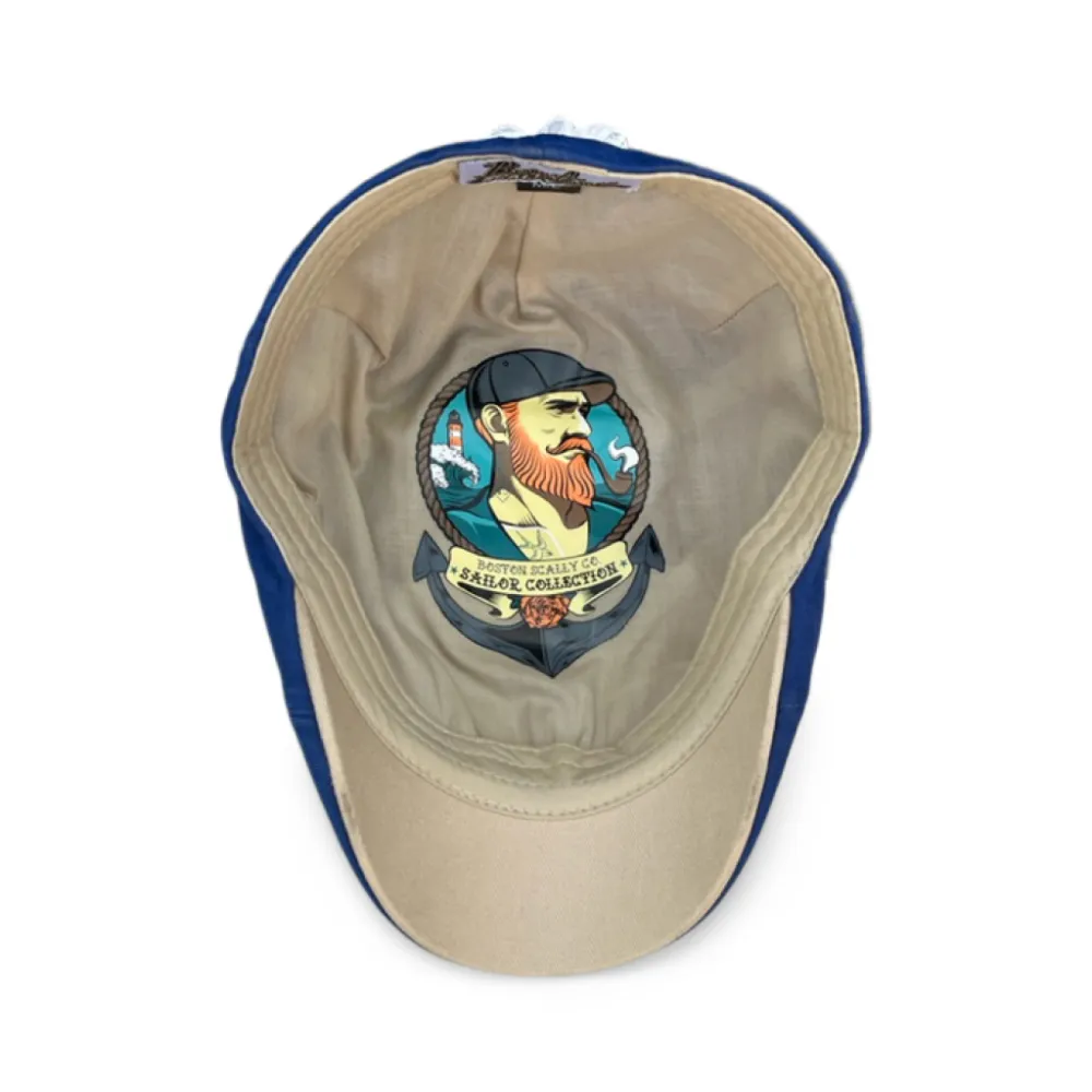 The Sailor Boston Scally Cap - Mariner Blue