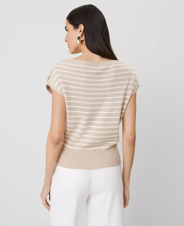 Striped Boatneck Sweater