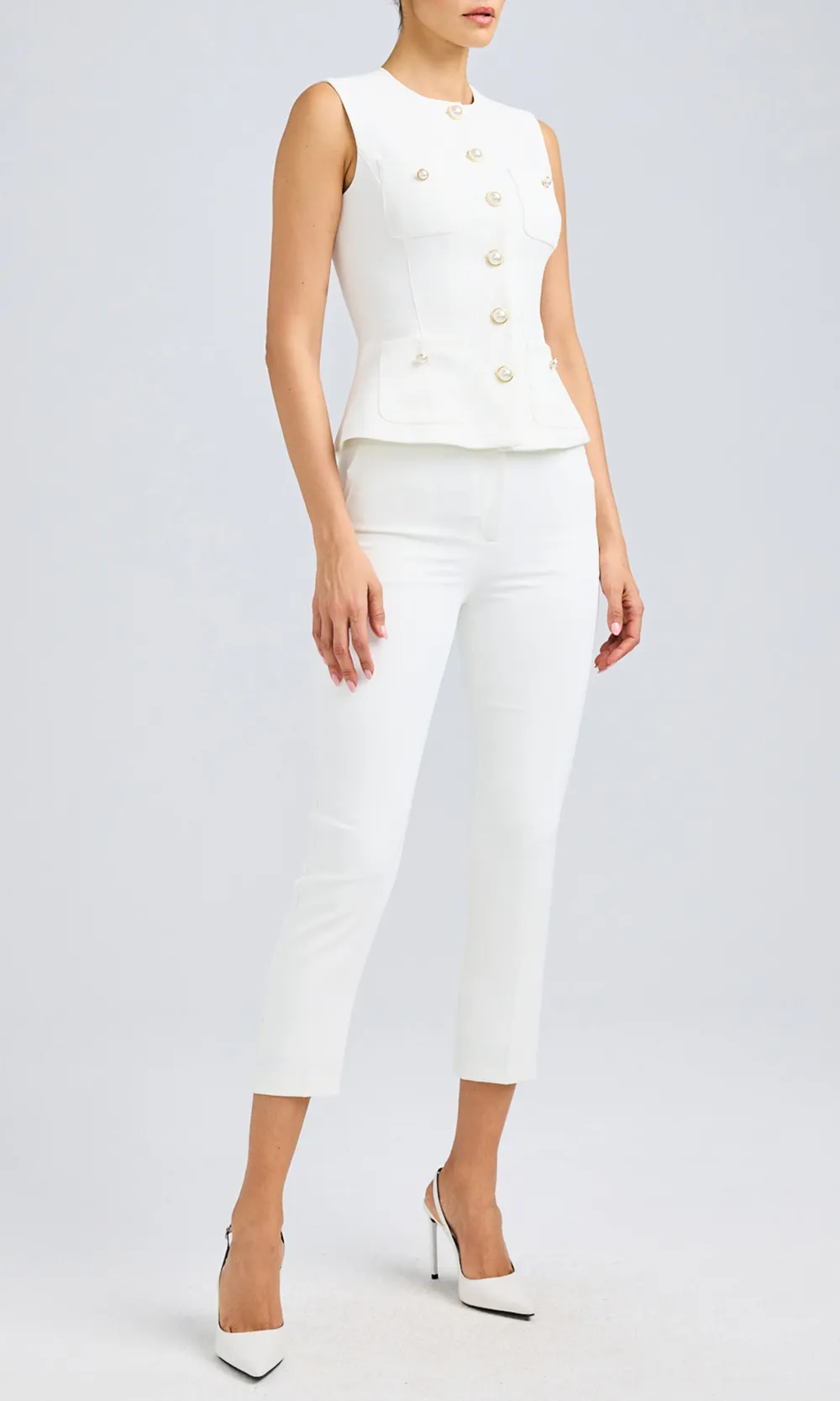 Susanna Crepe Vest