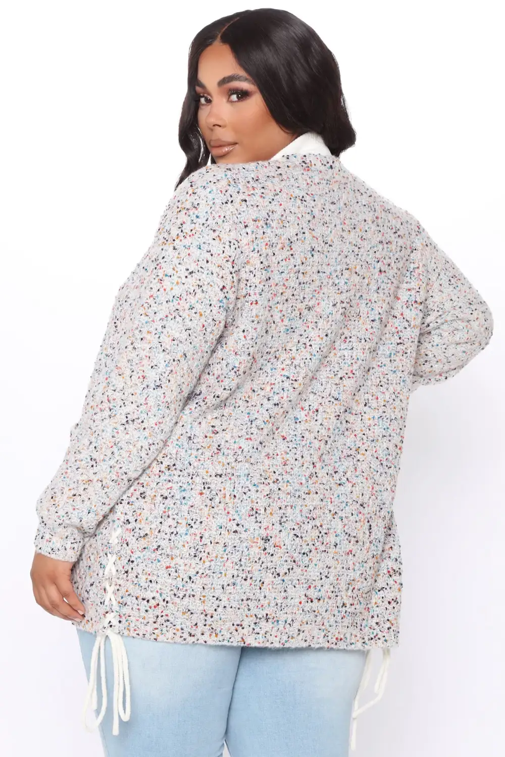 There's No Way Speckle Cardigan - Multi Color