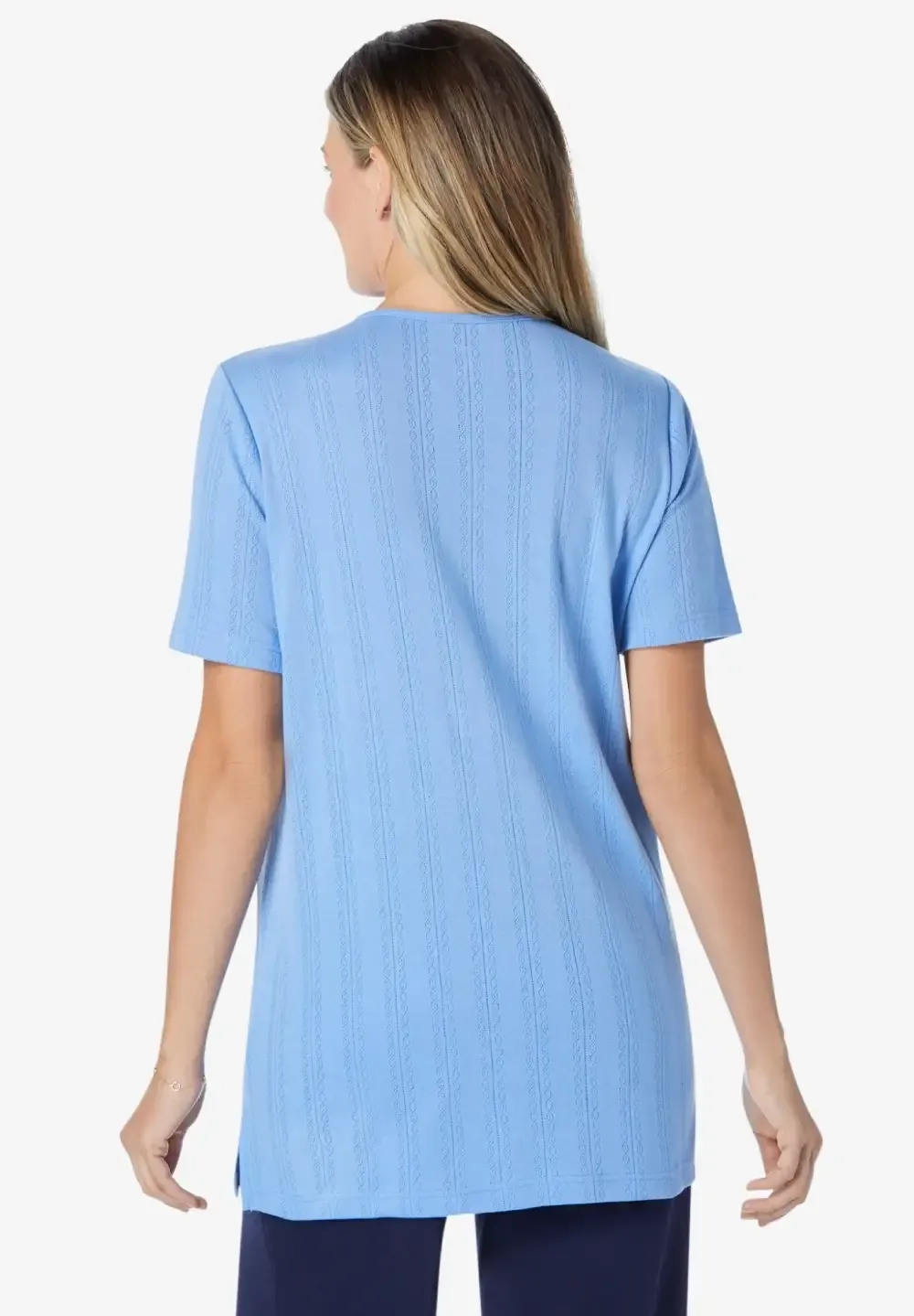 7-Day Embroidered Pointelle Tunic