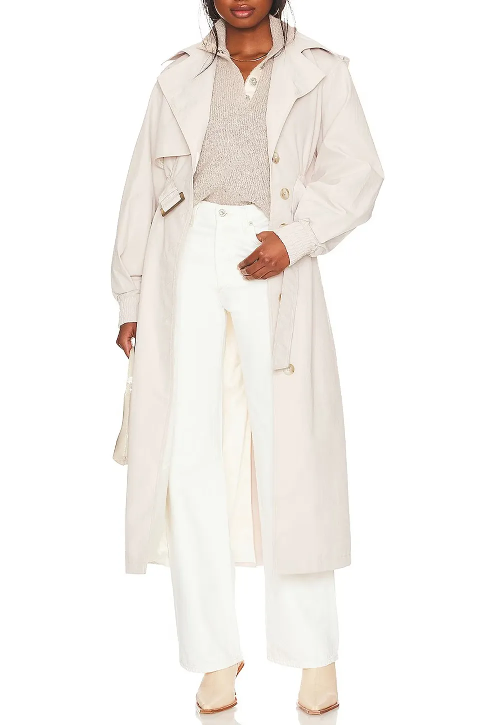 Boxy Snap Front Sweater