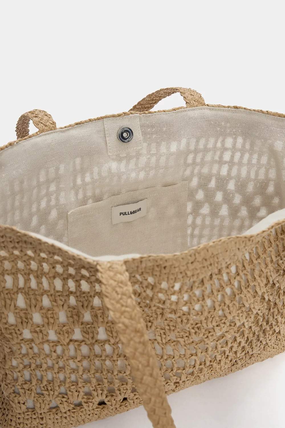 Bolso shopper estilo rafia