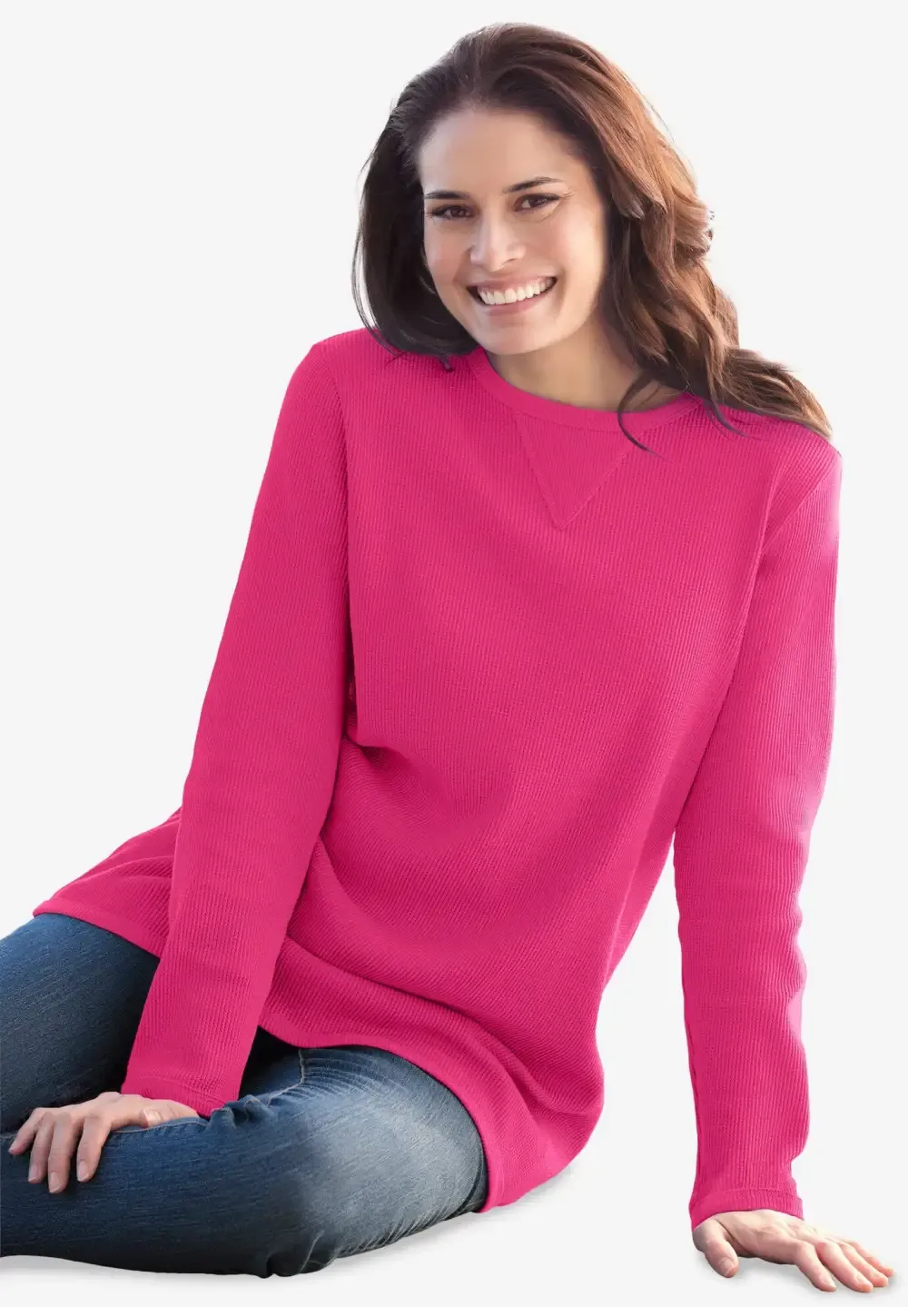 Waffle Thermal Sweatshirt
