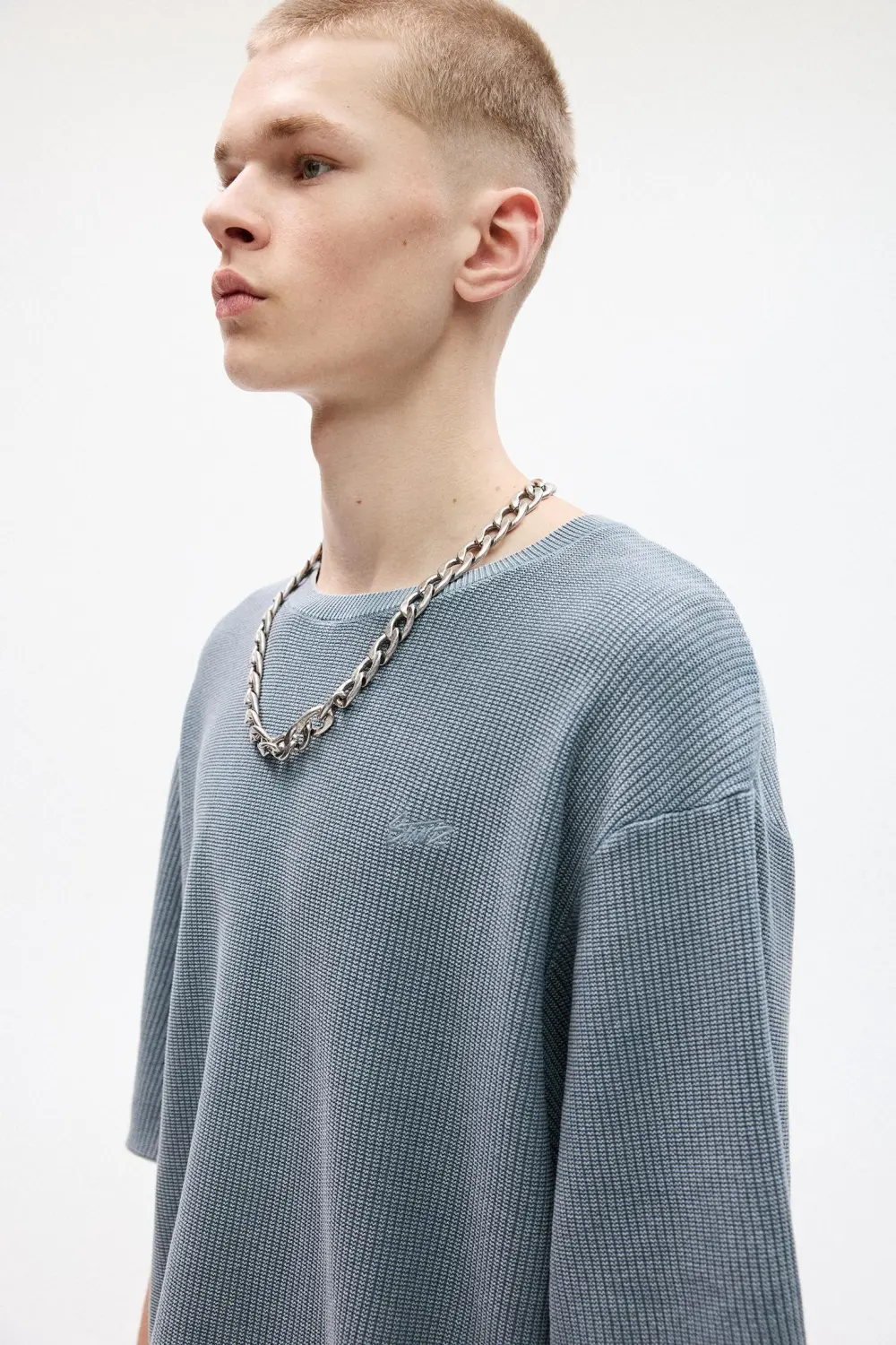 Waffle-knit STWD T-shirt