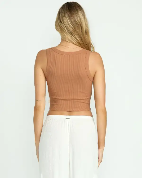 Rerun Tank - Rose Brown