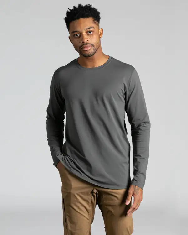 Long Sleeve: Lux Split Hem
