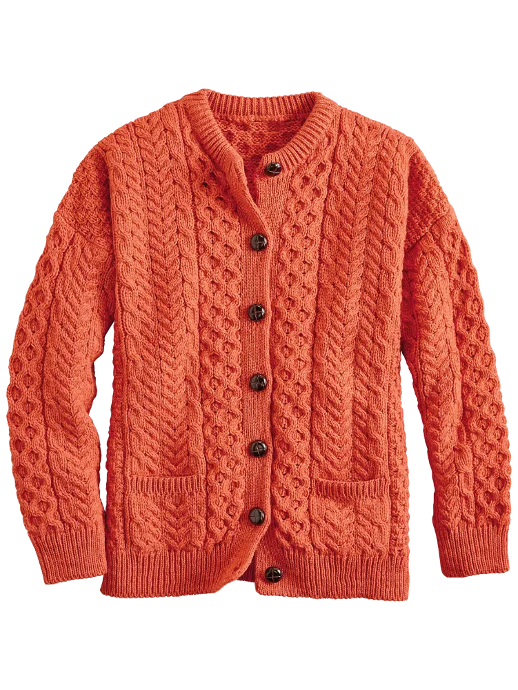 Women's Irish Wool Timeless Cardigan