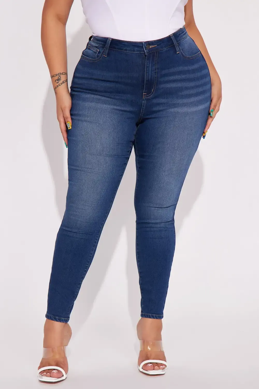 Ezra Skinny Jeans - Dark