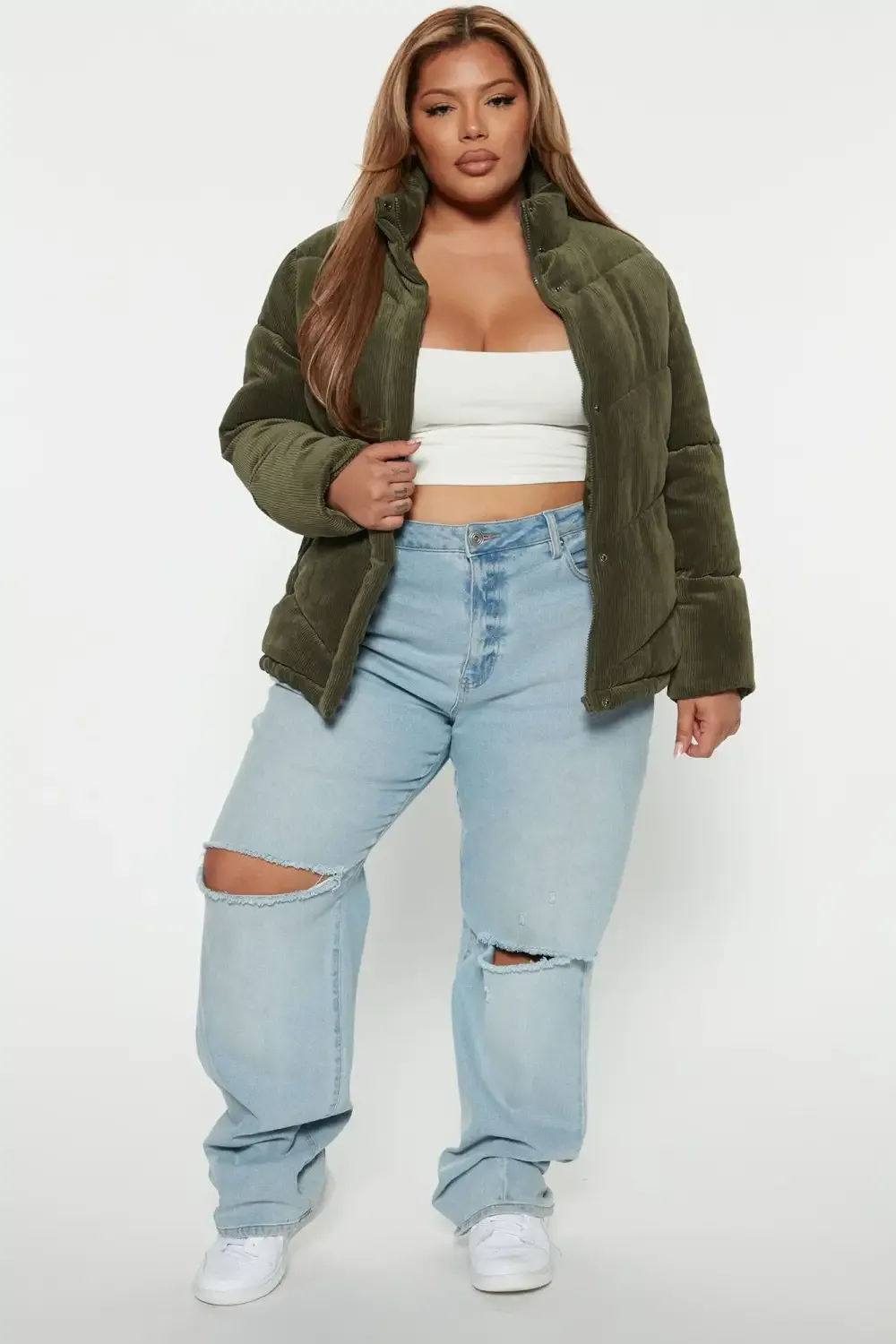 By The Campfire Corduroy Jacket - Olive