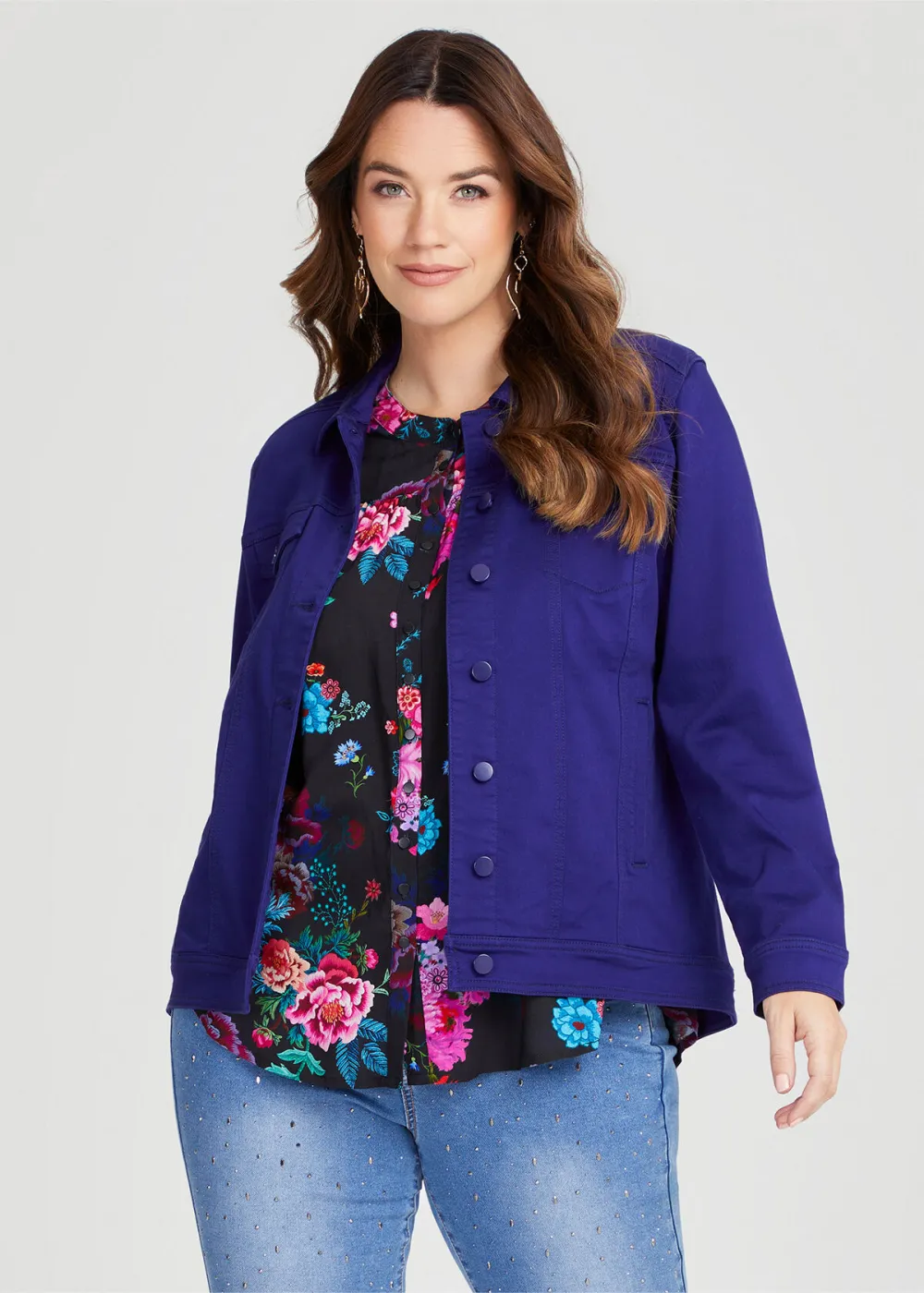 Coloured Best Fit Denim Jacket
