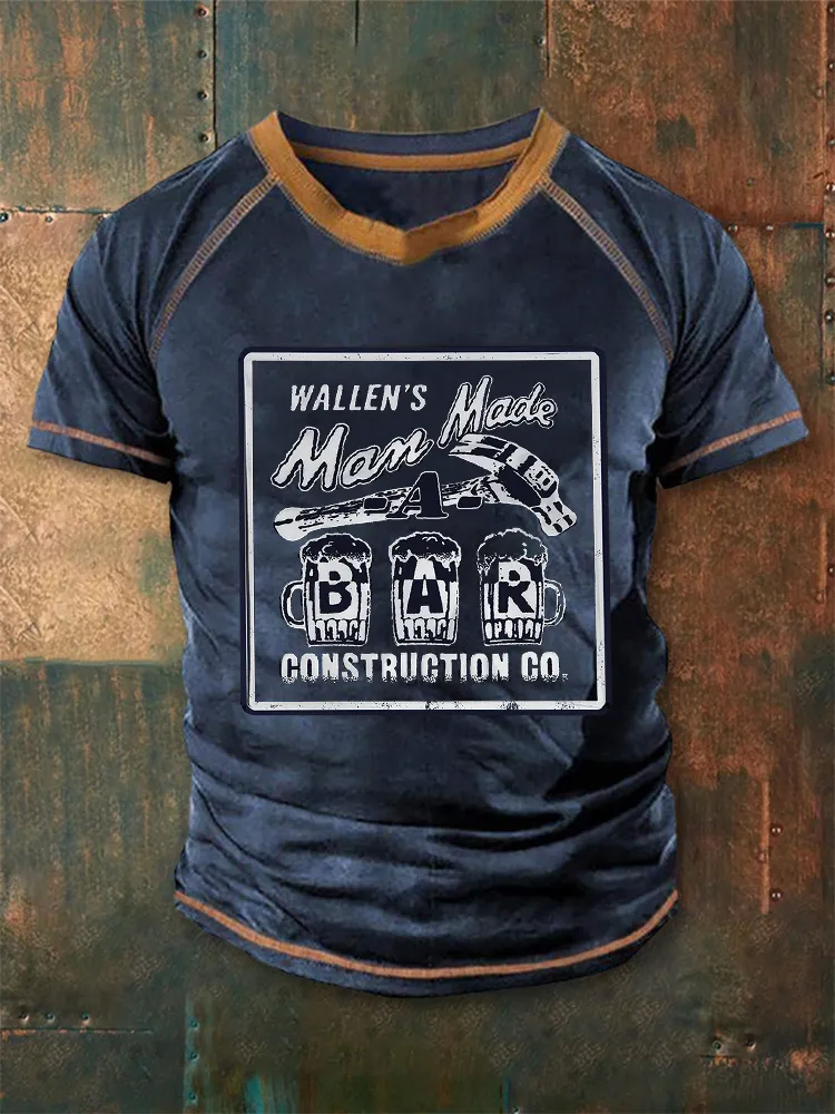 Men'S Wallen'S Man Made Bar Construction Go T-Shirt