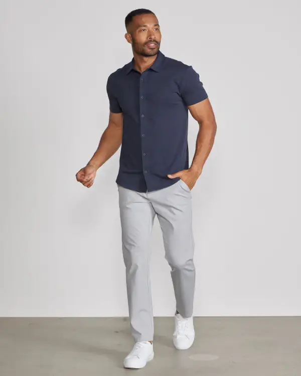 Lux Short Sleeve Button Down