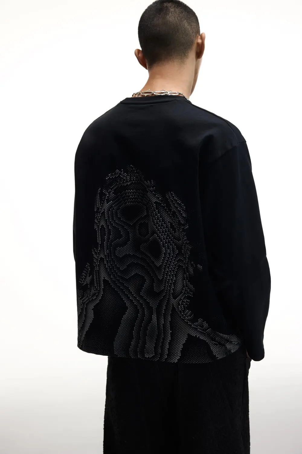 Chet Lo voluminous print T-shirt