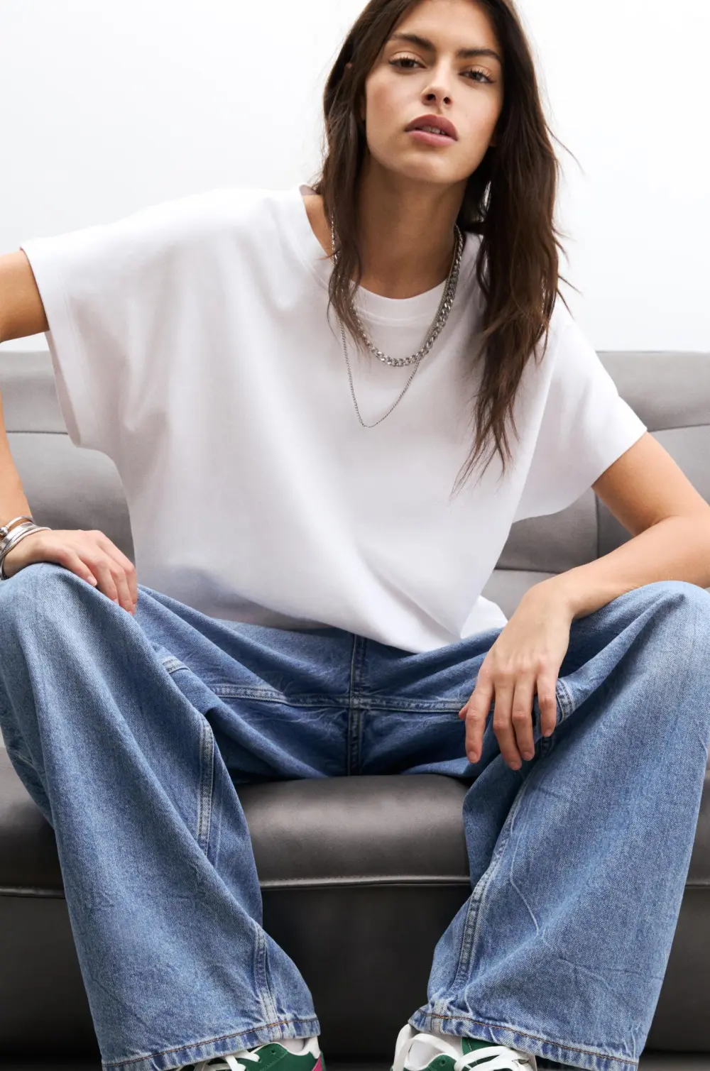 Camiseta manga entera oversize