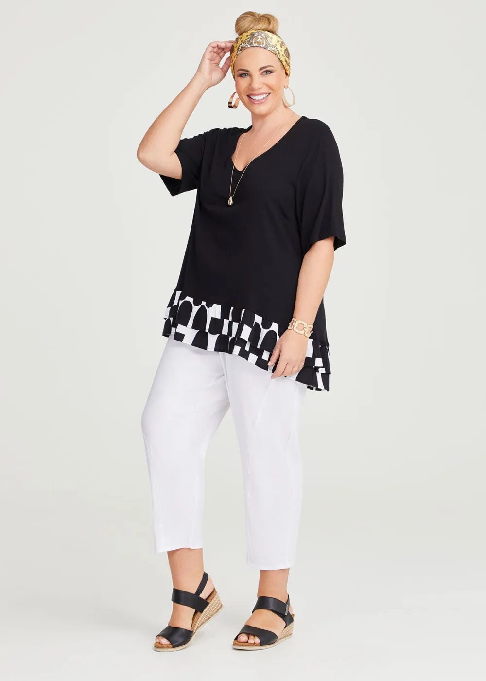 Natural Retro Revival Top