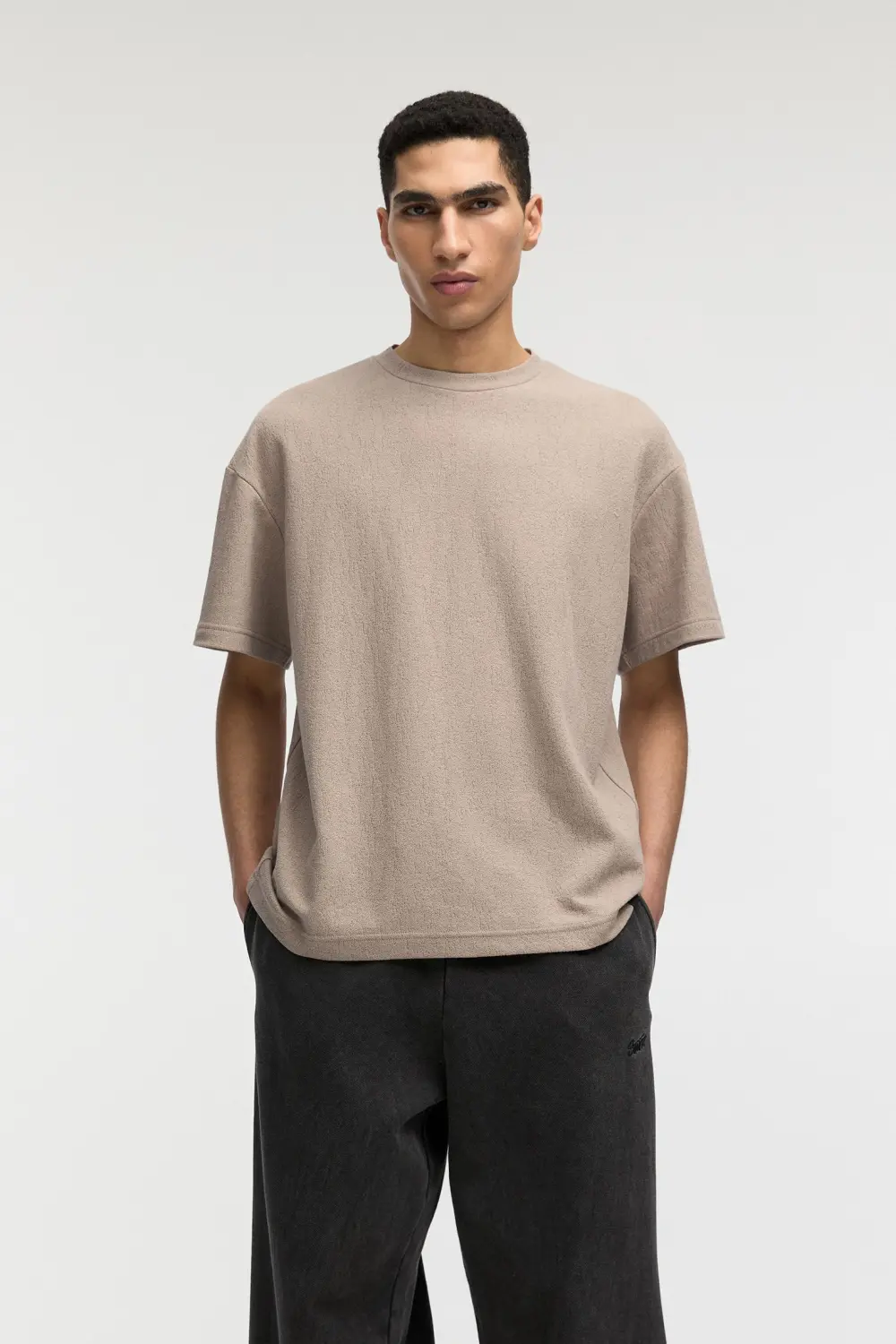 Textured T-shirt