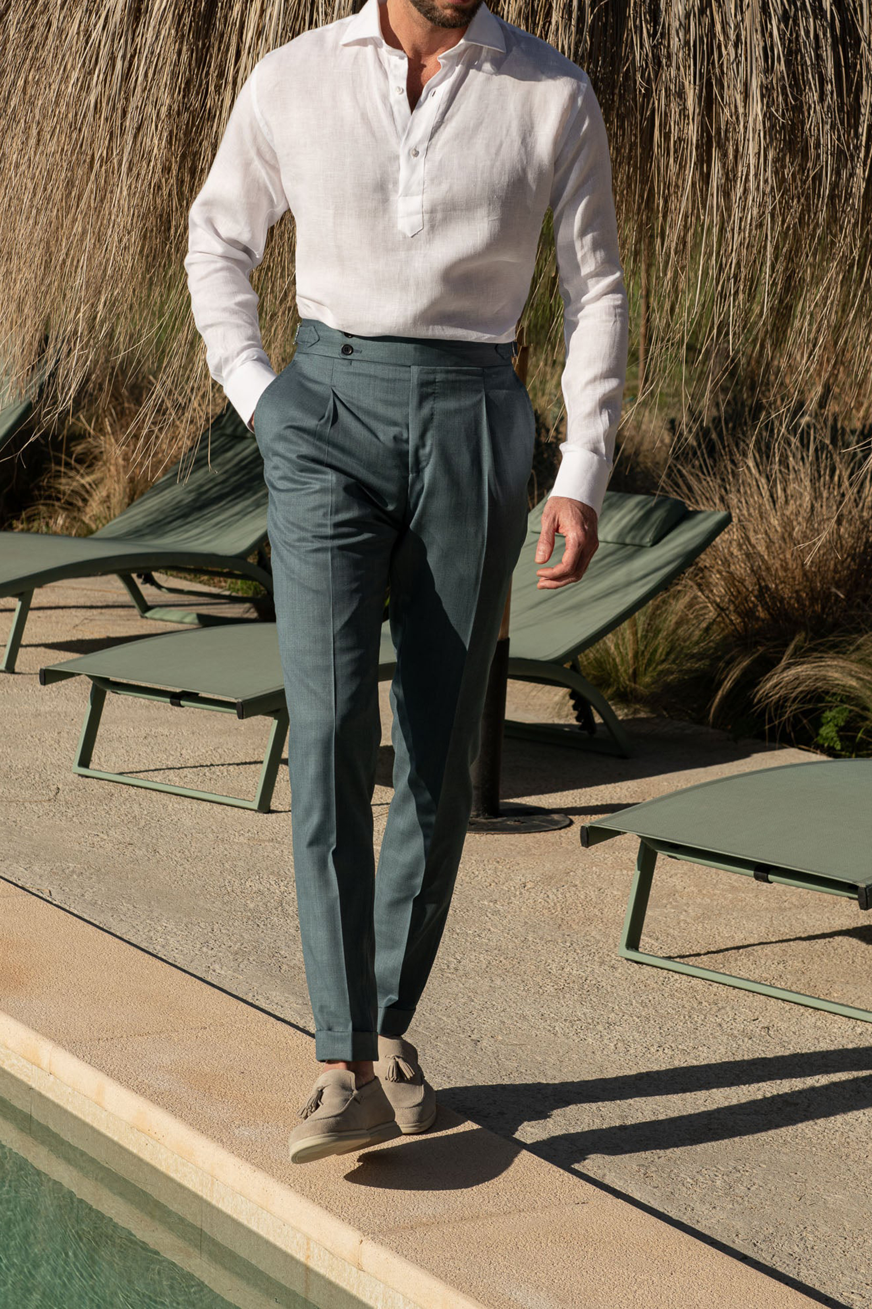White Linen Shirt