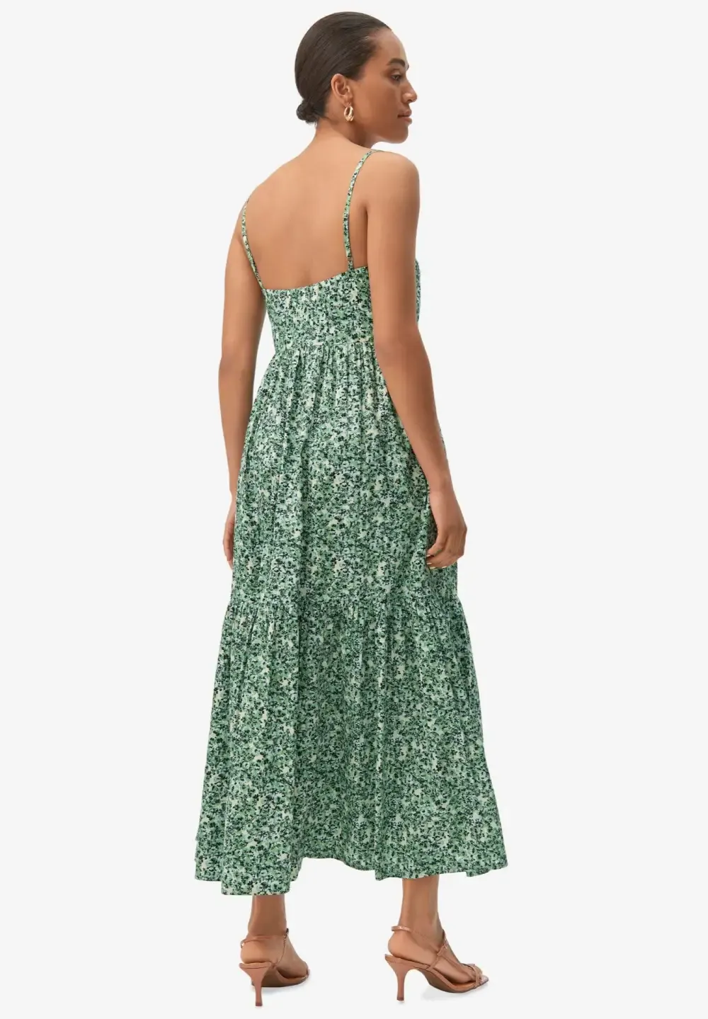 Tiered Cotton Maxi Dress