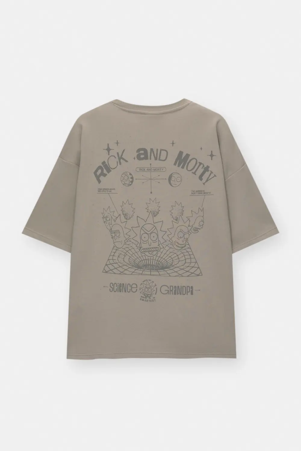 Rick and Morty short sleeve sweatshirt