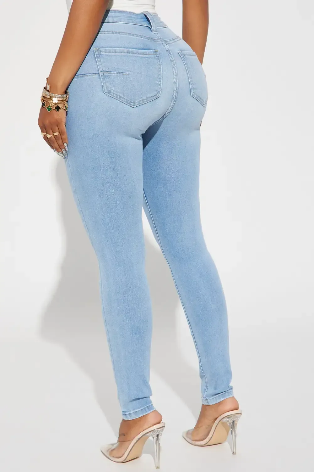 All The Right Places Sculpting Stretch Skinny Jeans - Light Wash
