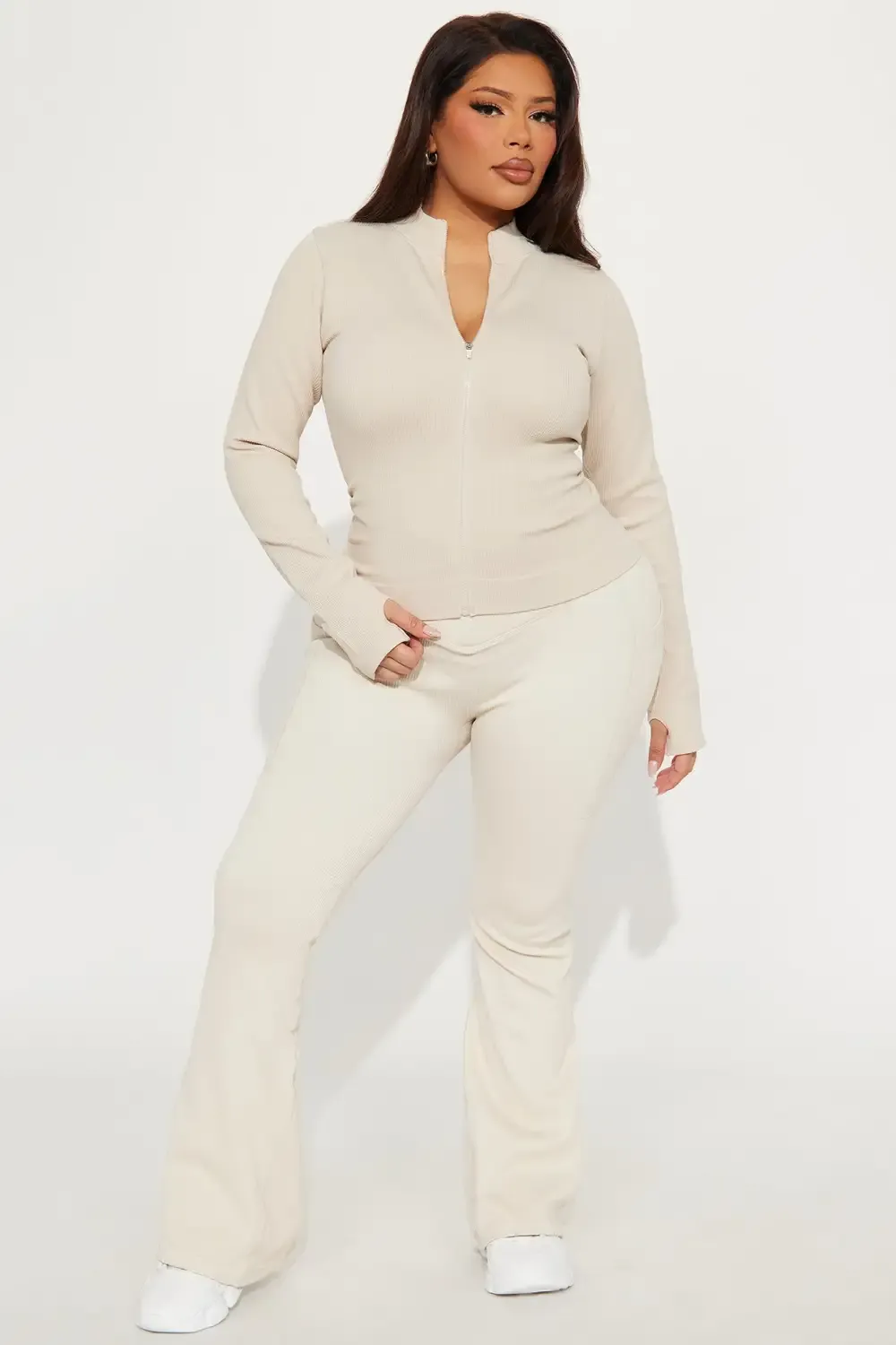 Resistance Effortless Seamless Active Jacket - Light Taupe