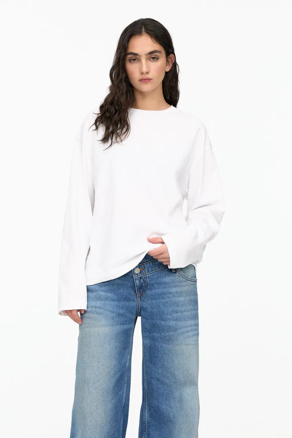 Camiseta manga larga oversize