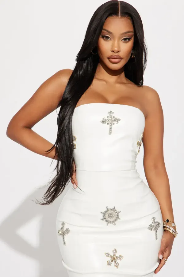 Dolce Midi Dress - White