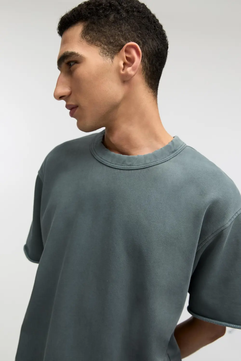 Short sleeve sweatshirt