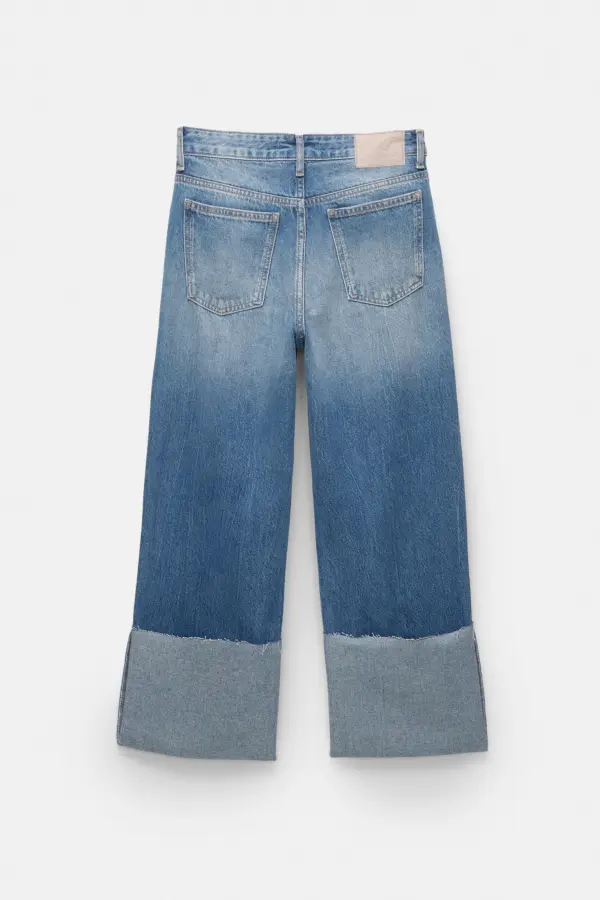 Jeans rectos tiro alto