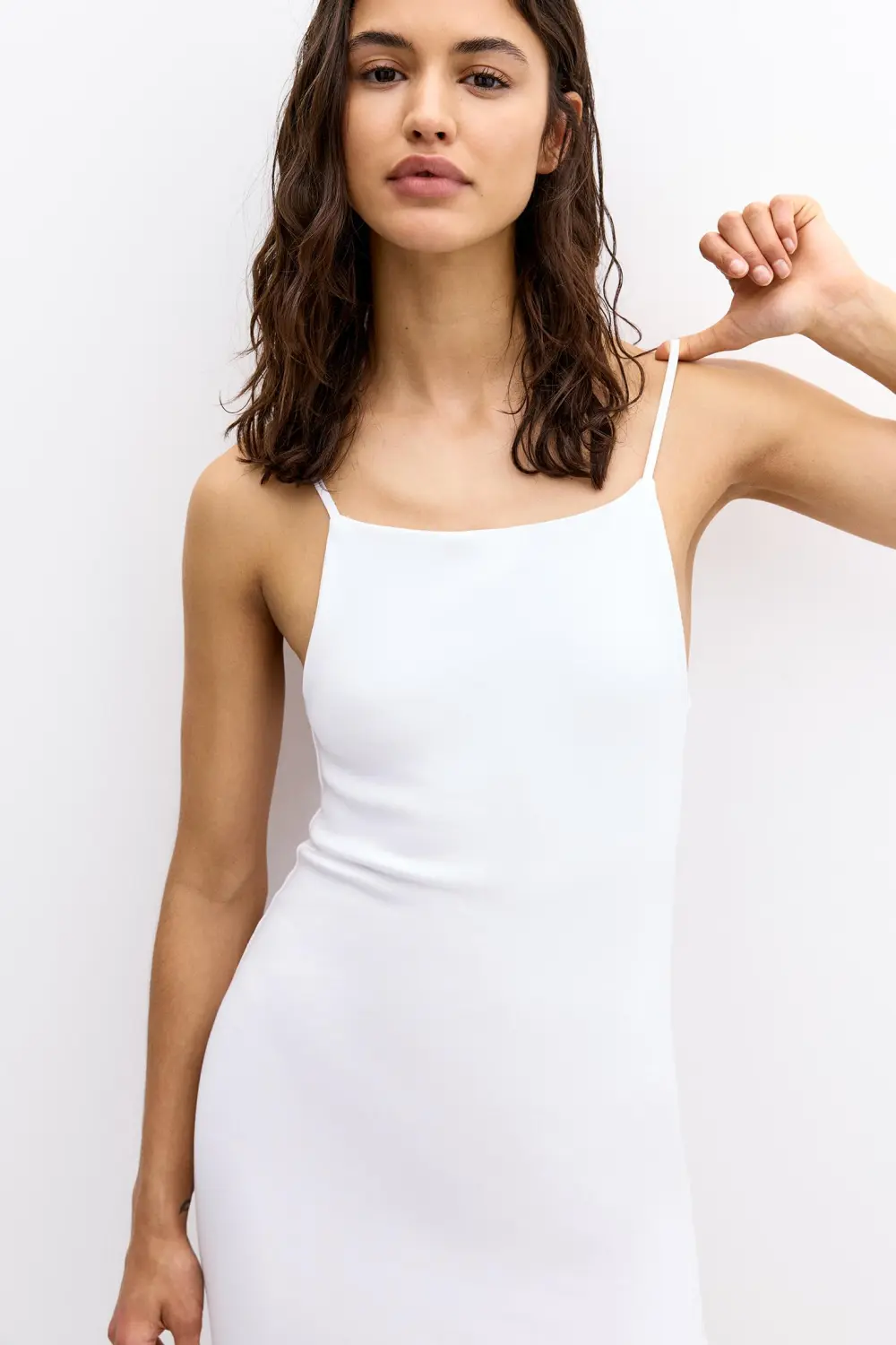 Vestido midi tirantes