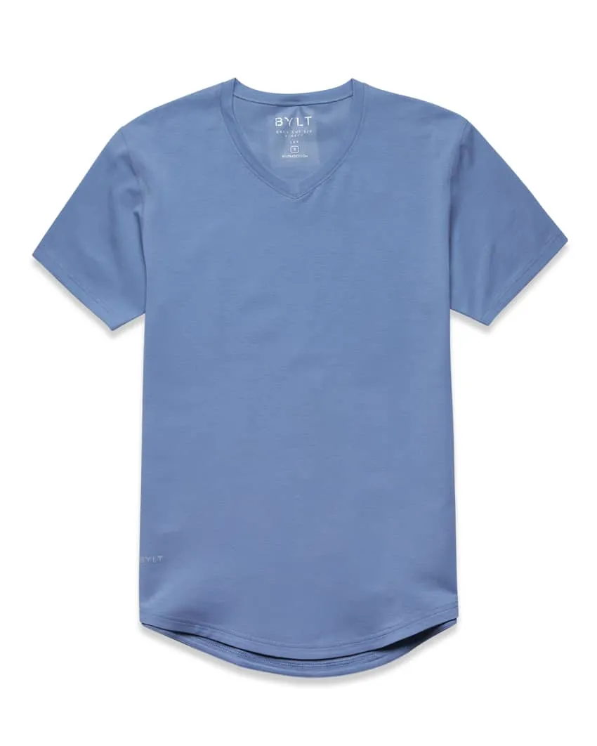 Drop-Cut V-Neck: Lux