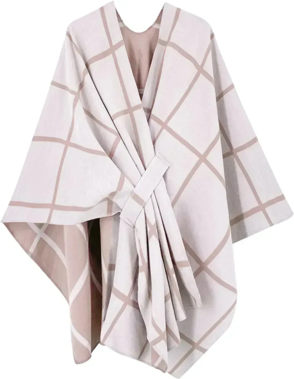 Women's Shawl Wrap Poncho Ruana Cape Open Front Cardigan Shawls for Fall Winter