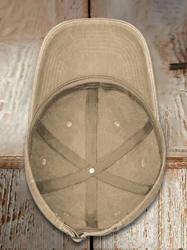 Unisex Fashion Casual Crow Is He Dead? Washed Cotton Hat