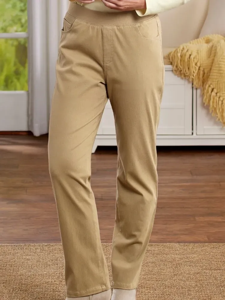 Ella Simone Cotton Terry Flex Pants