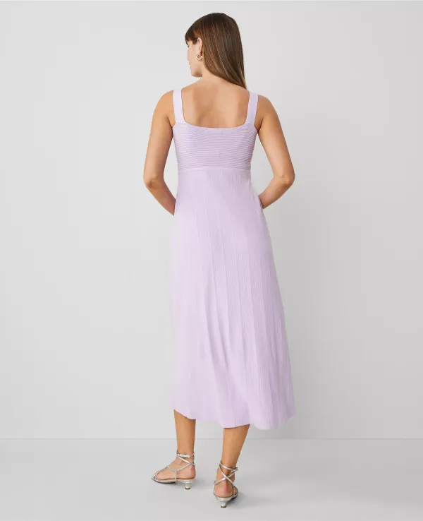 Ribbed Midi Sweater Dress