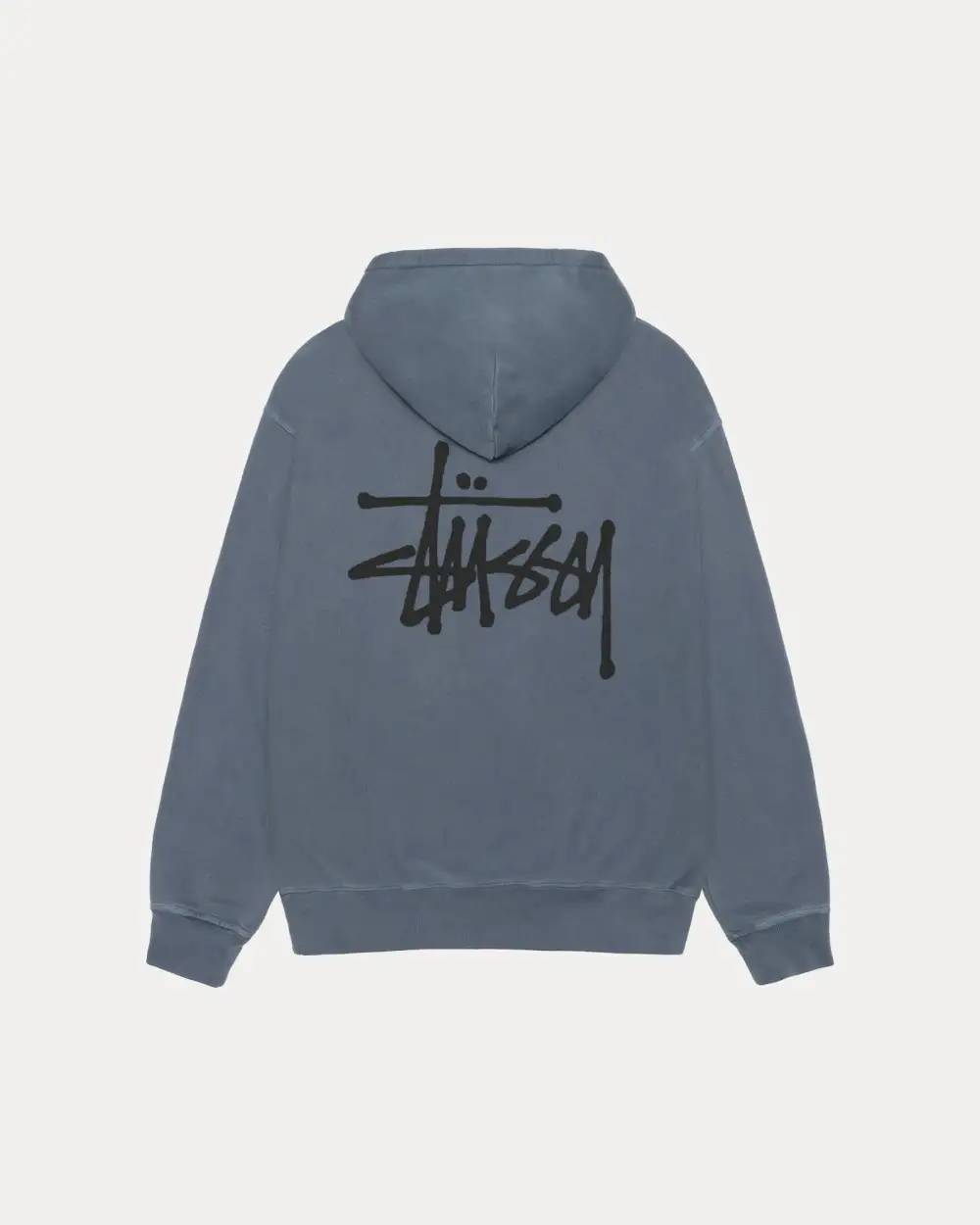 BASIC STÜSSY ZIP HOODIE PIGMENT DYED