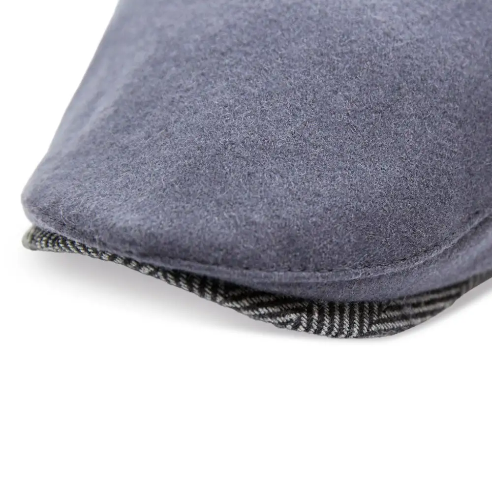 The Sidestreet Boston Scally Cap - Grey