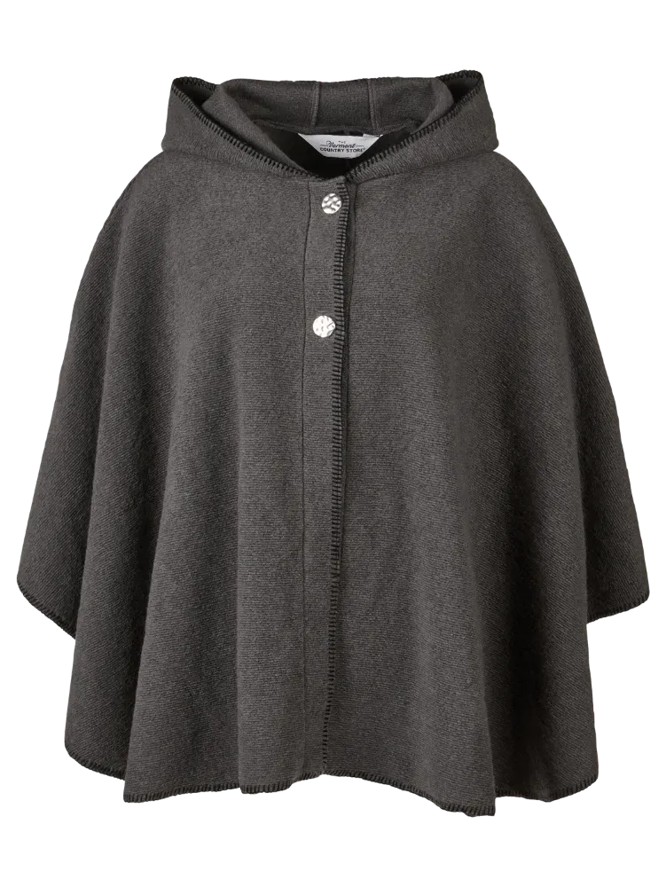 Women's Hooded Berber Fleece Cape