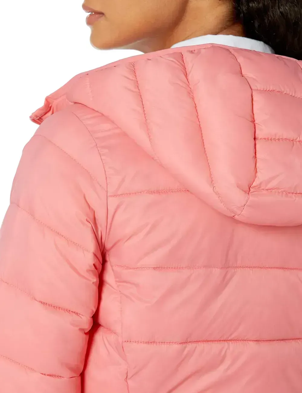 Women's Lightweight Water-Resistant Hooded Puffer Coat (Available in Plus Size)