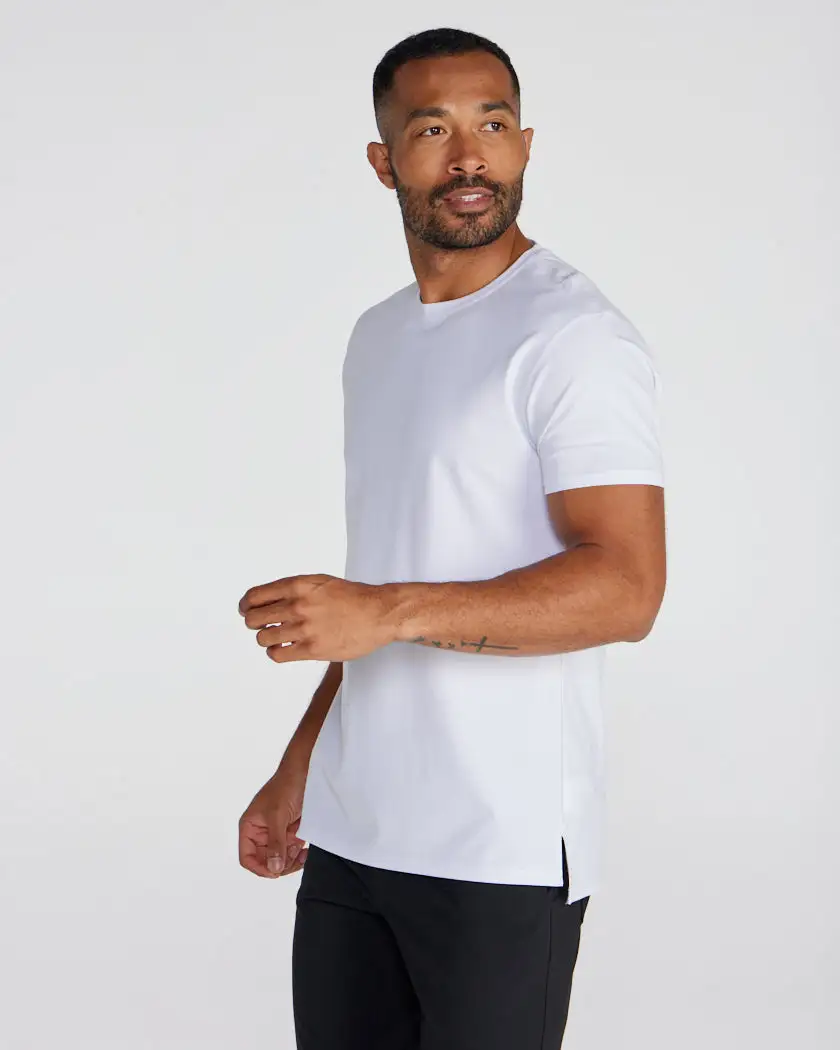 Limitless Short Sleeve Split Hem