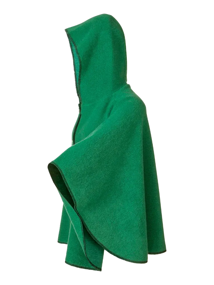 Women's Hooded Berber Fleece Cape