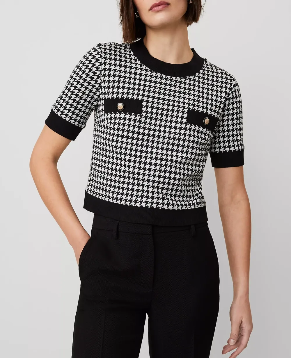 Sweater Trim Top